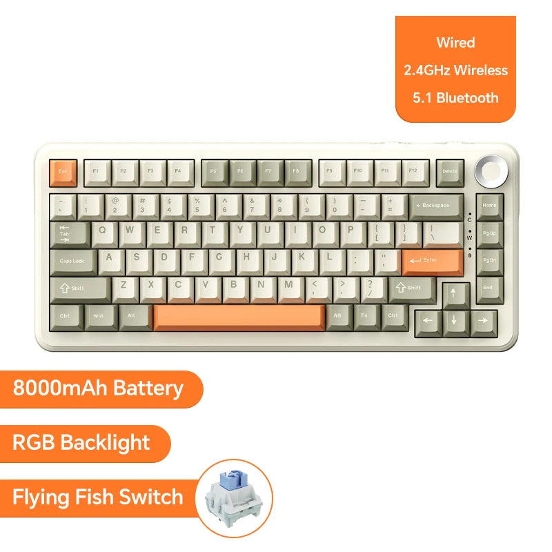 Ajazz AK820/AK820Pro Gaming Mechanical Keyboard