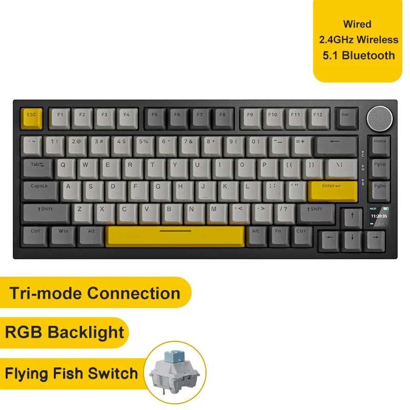 Ajazz AK820/AK820Pro Gaming Mechanical Keyboard