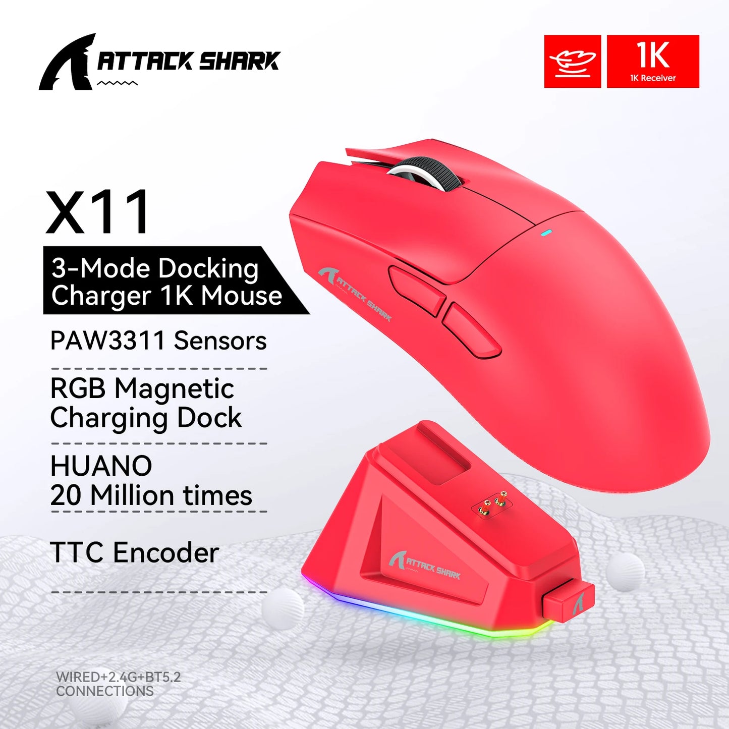 Attack Shark X11 Wireless Mouse