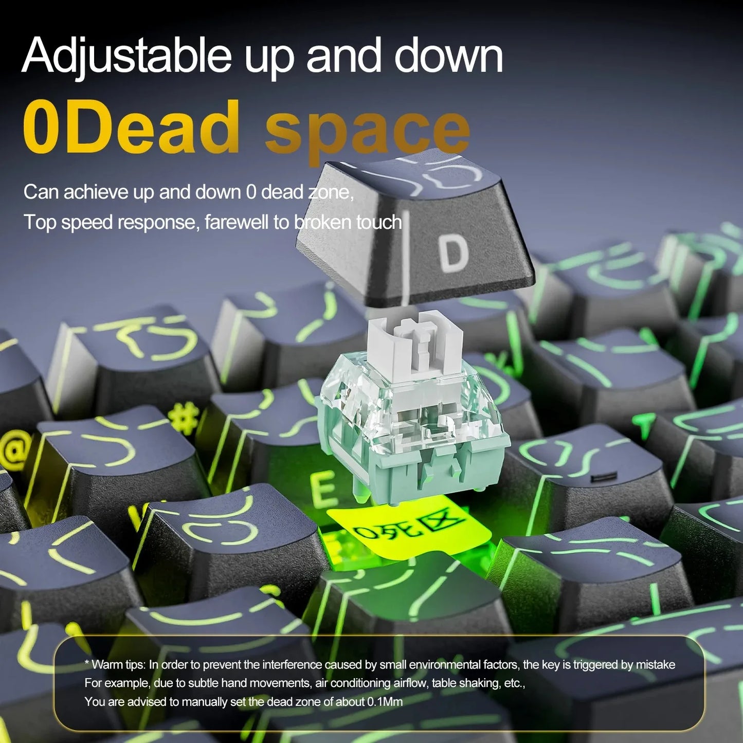 Attack Shark X68 HE Gaming Keyboard - Magnetic Mechanical, 0.01ms Rapid Trigger, 8000Hz Polling, Wired, 128K Ultra-Long Life