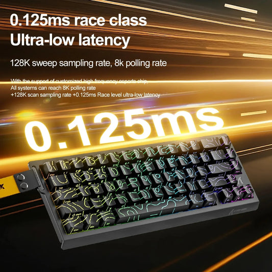 Attack Shark X68 HE Gaming Keyboard - Magnetic Mechanical, 0.01ms Rapid Trigger, 8000Hz Polling, Wired, 128K Ultra-Long Life